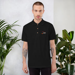 SOS Embroidered Polo Shirt