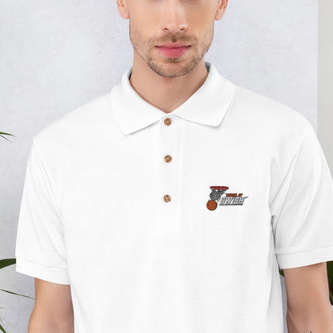 SOS Embroidered Polo Shirt