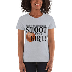 Shoot Like a Girl  short sleeve t-shirt